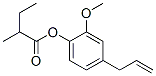 CAS#: 84731-73-7， 4-Allyl-2-Methoxyphenyl 2-Methylbutyrate