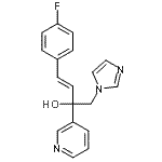 CAS#: 847570-47-2， (3E)-4-(4-Fluorophenyl)-1-(1H-imidazol-1-yl)-2-(3-pyridinyl)-3-buten-2-ol