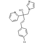 CAS#: 847670-66-0， (3E)-4-(4-Chlorophenyl)-1-(1H-imidazol-1-yl)-2-(2-pyridinyl)-3-buten-2-ol