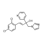 CAS#: 847670-73-9， (3E)-4-(2,4-Dichlorophenyl)-1-(1H-imidazol-1-yl)-2-(3-pyridinyl)-3-buten-2-ol