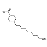 CAS#: 84782-01-4， 4-N-Decylcyclohexanecarboxylicacid