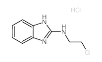 structure of CAS# 84797-54-6, N-(2-Chloroethyl)-1H-Benzimidazol-2-Amine;1H-Benzimidazol-2-Yl-(2-Chloroethyl)Amine;A3575/0151753;Zinc02680262