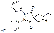 CAS#: 84803-48-5， 4-Butyl-4-(Hydroxymethyl)-1-(4-Hydroxyphenyl)-2-Phenylpyrazolidine-3,5-Dione