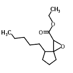 CAS#: 84812-65-7， Ethyl 4-pentyl-1-oxaspiro[2.4]heptane-2-carboxylate
