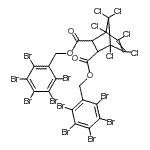 CAS#: 84852-58-4， Bis(pentabromobenzyl) 1,4,5,6,7,7-hexachlorobicyclo[2.2.1]hept-5-ene-2,3-dicarboxylate