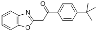 structure of CAS# 849021-33-6, 2-(1,3-Benzoxazol-2-Yl)-1-(4-Tert-Butylphenyl)Ethanone;2-(1,3-Benzoxazol-2-Yl)-1-(4-Tert-Butylphenyl)Ethan-1-One