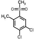 CAS#: 849035-75-2， 1,2-Dichloro-4-methyl-5-(methylsulfonyl)benzene