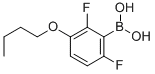 结构式 CAS# 849062-15-3, 3-丁氧基-2,6-二氟苯硼酸