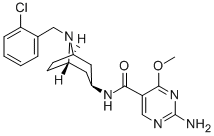 CAS#: 84923-35-3， 2-Amino-N-(8-(2-Chlorobenzyl)-3-beta-Nortropanyl)-4-Methoxy-5-Pyrimidinecarboxamide