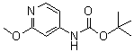 structure of CAS# 849353-31-7, (2-Methoxy-Pyridin-4-Yl)-Carbamic Acid Tert-Butyl Ester;(2-METHOXY-PYRIDIN-4-YL)-CARBAMIC ACID TERT-BUTYL ESTER;Tert-Butyl 2-Methoxypyridin-4-Ylcarbamate;Zinc04352713