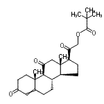 CAS#: 84963-41-7， 3,11,20-Trioxopregn-4-en-21-yl pivalate
