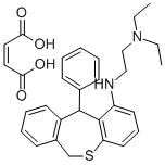 CAS#: 84964-47-6， 11-(2-Diethylaminoethylamino)-11-Phenyl-6,11-Dihydrodibenzo[b,e]Thiepin Maleate