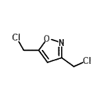 CAS#: 84987-94-0， 3,5-Bis(chloromethyl)-1,2-oxazole