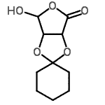 CAS#: 85029-84-1， 6'-Hydroxydihydrospiro[cyclohexane-1,2'-furo[3,4-d][1,3]dioxol]-4'(3a'H)-one