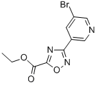 CAS#: 850375-34-7， 3-(5-Bromo-Pyridin-3-Yl)-[1,2,4]Oxadiazole-5-Carboxylic Acid Ethyl Ester