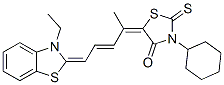 CAS#: 85049-99-6， 3-Cyclohexyl-5-[4-(3-Ethylbenzothiazol-2(3H)-Ylidene)-1-Methylbut-2-Enylidene]-2-Thioxothiazolidin-4-One