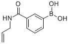 structure of CAS# 850567-29-2, (3-Allylaminocarbonyl)Benzeneboronic Acid;3-(Allylaminocarbonyl)Benzeneboronic Acid 97%;(3-ALLYLAMINOCARBONYL)BENZENEBORONIC ACID;(3-ALLYLAMINOCARBONYL)PHENYLBORONIC ACID