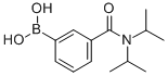structure of CAS# 850567-40-7, 3-(Diisopropylcarbamoyl)Phenylboronic Acid;3-(N,N-Diisopropylaminocarbonyl)Benzeneboronic Acid 98%;3-(N,N-DIISOPROPYLAMINOCARBONYL)BENZENEBORONIC ACID;3-(N,N-DIISOPROPYLAMINOCARBONYL)PHENYLBORONIC ACID