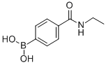 structure of CAS# 850568-12-6, 4-(N-Ethylaminocarbonyl)Phenylboronic Acid;Boronic Acid,B-[4-[(Ethylamino)Carbonyl]Phenyl]-;4-(N-ETHYLAMINOCARBONYL)BENZENEBORONIC ACID;4-(N-ETHYLAMINOCARBONYL)PHENYLBORONIC ACID