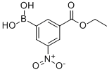 结构式 CAS# 850568-37-5, (3-乙氧羰基-5-硝基苯基)硼酸