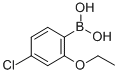 structure of CAS# 850568-80-8, (4-Chloro-2-Ethoxyphenyl)Boronic Acid;(4-CHLORO-2-ETHOXYPHENYL)BORONIC ACID;4-CHLORO-2-ETHOXYBENZENEBORONIC ACID;2-Ethoxy-4-Chlorophenylboronic Acid