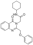 CAS#: 85063-17-8， N-Cyclohexyl-4-Oxo-2-(Phenoxymethyl)-3(4H)-Quinazolineacetamide