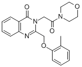 CAS#: 85063-18-9， 4-((2-((2-Methylphenoxy)Methyl)-4-Oxo-3(4H)-Quinazolinyl)Acetyl)Morpholine