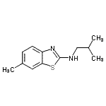 CAS#: 85063-65-6， N-Isobutyl-6-methyl-1,3-benzothiazol-2-amine
