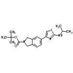 CAS#: 850877-62-2， 2-Methyl-2-propanyl 5-[2-(isopropylamino)-1,3-thiazol-4-yl]-1,3-dihydro-2H-isoindole-2-carboxylate