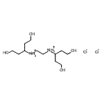 CAS#: 85117-92-6， N,N'-Bis(1,5-dihydroxy-3-pentanyl)-1,2-ethanediaminium dichloride