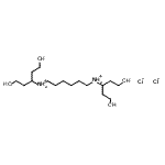 CAS#: 85117-93-7， N,N'-Bis(1,5-dihydroxy-3-pentanyl)-1,6-hexanediaminium dichloride