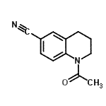 CAS#: 851202-94-3， 1-Acetyl-1,2,3,4-tetrahydro-6-quinolinecarbonitrile