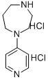 structure of CAS# 851292-41-6, 1-(4-Pyridyl)-Homopiperazine Dihydrochloride