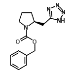 CAS#: 851394-29-1， Benzyl (2S)-2-(1H-tetrazol-5-ylmethyl)-1-pyrrolidinecarboxylate