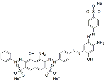 CAS#: 85153-25-9， Trisodium 4-Amino-3-[[4-[[4-Amino-2-Hydroxy-5-[(4-Sulphonatophenyl)Azo]Phenyl]Azo]Phenyl]Azo]-5-Hydroxy-6-(Phenylazo)Naphthalene-2,7-Disulphonate