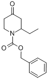 结构式 CAS# 852051-11-7, 1-N-苄氧羰基-2-乙基哌啶-4-酮