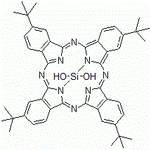 CAS#: 85214-70-6， Dihydroxy[2,9,16,23-tetrakis(1,1-dimethylethyl)-29H,31H-phthalocyaninato(2-)-N29,N30,N31,N32]-Silicon