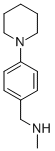 structure of CAS# 852180-55-3, N-Methyl-N-(4-Piperidin-1-Ylbenzyl)Amine;N-METHYL-N-(4-PIPERIDIN-1-YLBENZYL)AMINE
