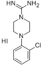 structure of CAS# 852228-16-1, 4-(2-Chlorophenyl)Piperazine-1-Carboximidamide Hydroiodide;4-(2-CHLOROPHENYL)PIPERAZINE-1-CARBOXIMIDAMIDE HYDROIODIDE