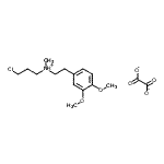 CAS#: 85226-25-1， N-(3-chloropropyl)-3,4-dimethoxy-N-methyl-Benzeneethanaminium ethanedioate (1:1)