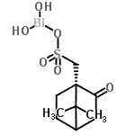 CAS 登录号：85237-40-7， (1S)-1-({[(二羟基铋基)氧基]磺酰基}甲基)-7,7-二甲基双环[2.2.1]庚烷-2-酮