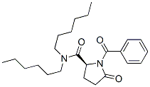 CAS#: 85248-84-6， (S)-1-Benzoyl-N,N-Dihexyl-5-Oxo-2-Pyrrolidinecarboxamide