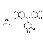 CAS#: 85283-61-0， 4,4'-[(4-Imino-3-methyl-2,5-cyclohexadien-1-ylidene)methylene]bis(2-methylaniline) acetate (1:1)