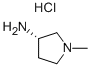 structure of CAS# 852874-61-4, (S)-1-Methylpyrrolidin-3-Amine Hydrochloride