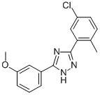 CAS#: 85303-96-4， 3-(5-Chloro-O-Tolyl)-5-(3-Methoxyphenyl)-1H-1,2,4-Triazole