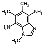 CAS#: 85311-40-6， 1,5,6-Trimethyl-1H-benzimidazole-4,7-diamine