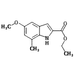 CAS#: 853226-48-9， Ethyl 5-methoxy-7-methyl-1H-indole-2-carboxylate