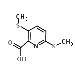 CAS#: 85330-61-6， 3,6-Bis(methylsulfanyl)-2-pyridinecarboxylic acid