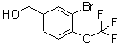 结构式 CAS# 85366-65-0, 3-溴-4-(三氟甲氧基)苄醇
