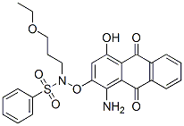 CAS#: 85371-62-6， [(1-Amino-9,10-Dihydro-4-Hydroxy-9,10-Dioxo-2-Anthryl)Oxy]-N-(3-Ethoxypropyl)Benzenesulphonamide